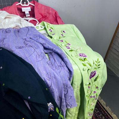 WOW! Embroidered Jackets and Nice office/Church Tops.