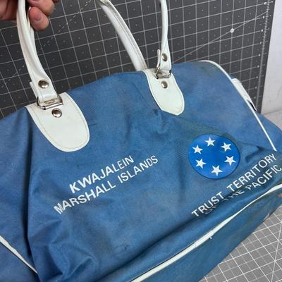 Marshall Islands Vintage TRAVEL Bag 1960's 