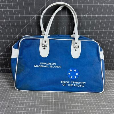 Marshall Islands Vintage TRAVEL Bag 1960's 