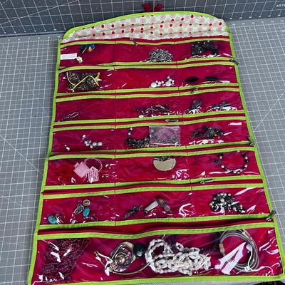 DOUBLE SIDED: Jewelry CADDY with JEWELRY 