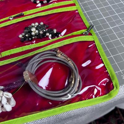 DOUBLE SIDED: Jewelry CADDY with JEWELRY 