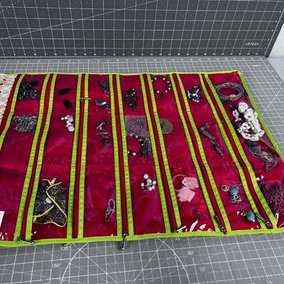 DOUBLE SIDED: Jewelry CADDY with JEWELRY 
