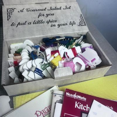 CRAFTERS DREAM! - Lot of Floss, books, Cross Stitch etc.