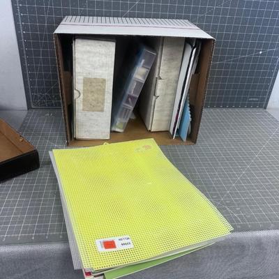 CRAFTERS DREAM! - Lot of Floss, books, Cross Stitch etc.