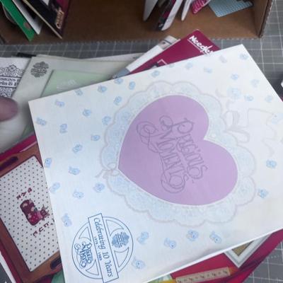 CRAFTERS DREAM! - Lot of Floss, books, Cross Stitch etc.