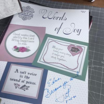 CRAFTERS DREAM! - Lot of Floss, books, Cross Stitch etc.