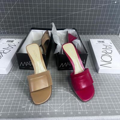 (2) MARCON Size 8 Open Toed Sandel