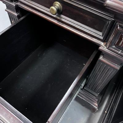 2 Dark Wood Night Stands 
