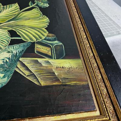 Oil on Wood, Decorator Art, 