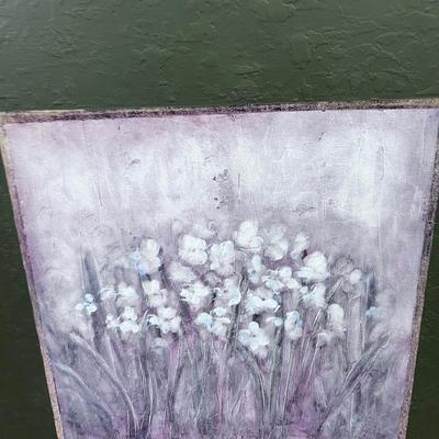 BIG ART PRINT Titled Shadow Catchers; Colors Sage and Lavender