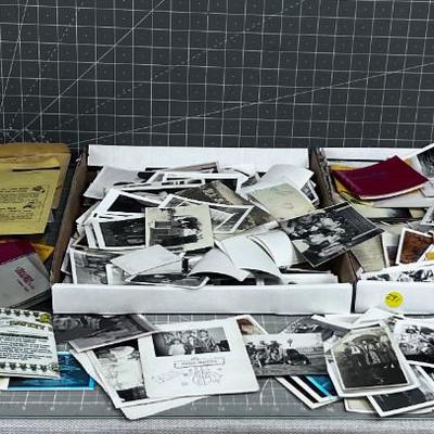 GIANT PHOTOGRAPHY LOT; from the Teens to the 1960's 
