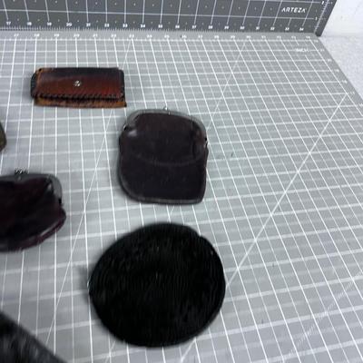 OLD MONEY Here; Pile of ANTIQUE COIN Purses 
