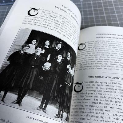 Red & Black Yearbook for Salt Lake High School 1908 