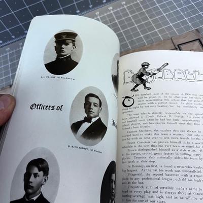 Red & Black Yearbook for Salt Lake High School 1908 