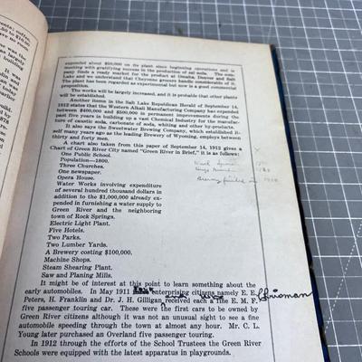 Rendezvous 1926 Green River High School YEAR BOOK
