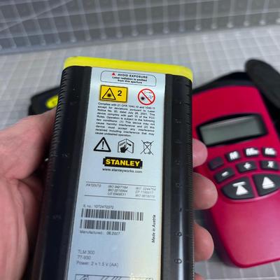 2 Measuring Devices; Stanley and another one
