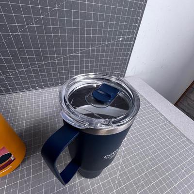 Hydro Flask and Metal Coffee Cup 