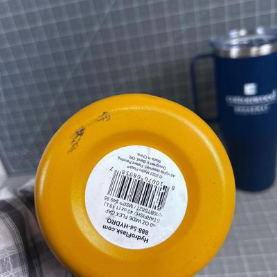 Hydro Flask and Metal Coffee Cup 
