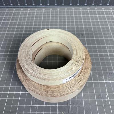 2 Rolls of Wood Veneer Maple Edging NEW 
