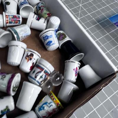 Large Lot of Ceramic / China Thimbles