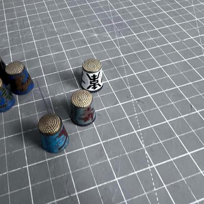 Fabulous Enamel Asian Thimble Collection