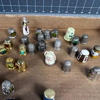 All Metal Thimble Collection 