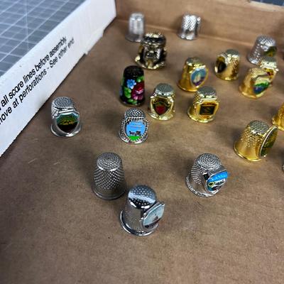 All Metal Thimble Collection 