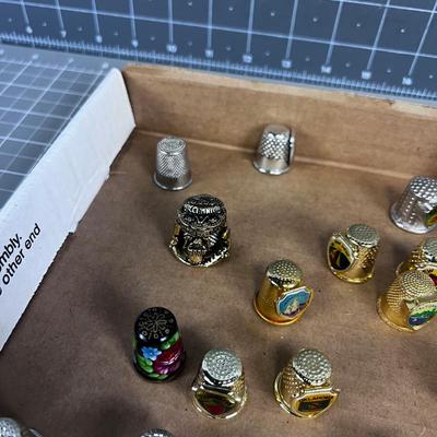 All Metal Thimble Collection 