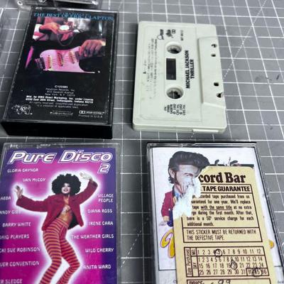 Vintage Cassettes; Rock, Country & Rap 