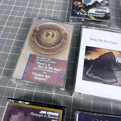 Vintage Cassettes; Rock, Country & Rap 