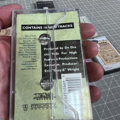 Vintage Cassettes; Rock, Country & Rap 