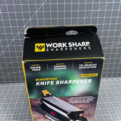 WORK SHARP Bench Stone Knife Sharpener, New in the box