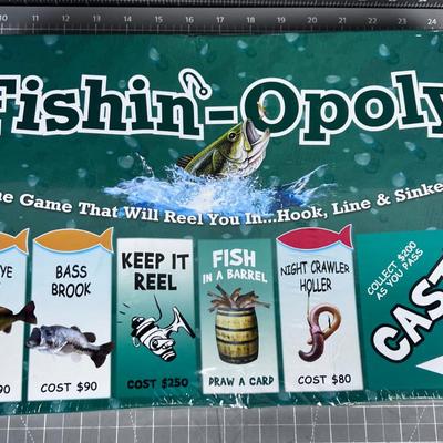 FISH-OPOLY   Game, NEW 