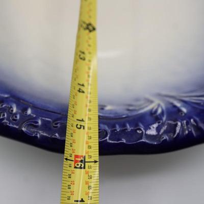 Ironstone Cobalt Blue Pitcher and Basin
