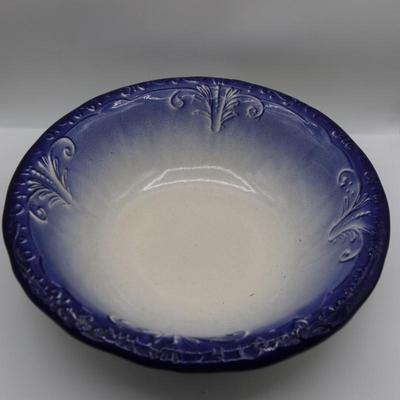 Ironstone Cobalt Blue Pitcher and Basin