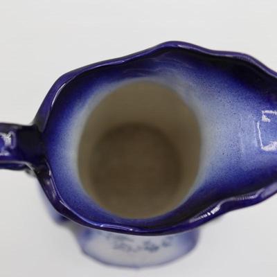 Ironstone Cobalt Blue Pitcher and Basin
