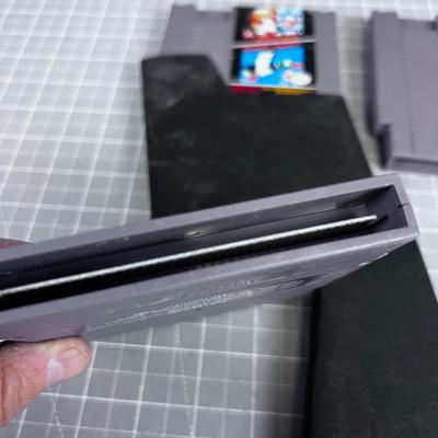 (3) NES NINTENDO GAMES; Duck Hunt (2) and a Bionic Commando