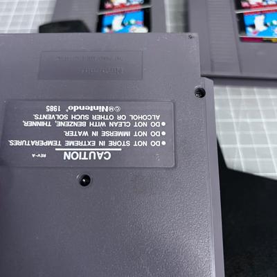 (3) NES NINTENDO GAMES; Duck Hunt (2) and a Bionic Commando