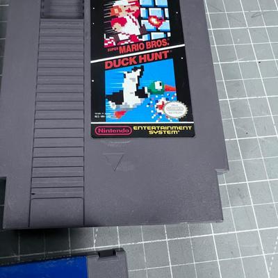 (3) NES NINTENDO GAMES; Duck Hunt (2) and a Bionic Commando