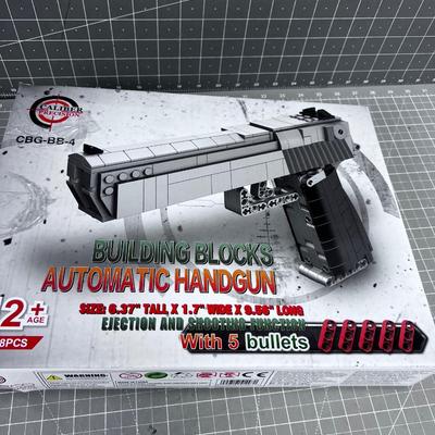 Building Block Automatic Hand Gun, New in the Box