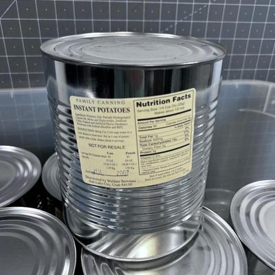 6  Can of Instant Potatoes in the No.10 Can