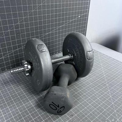 2 Different Type Dumb Bell Weights 