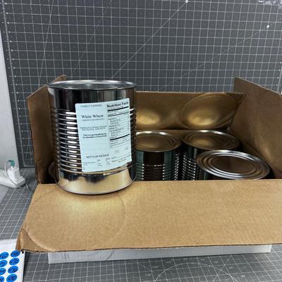 6 Cans of White Wheat 