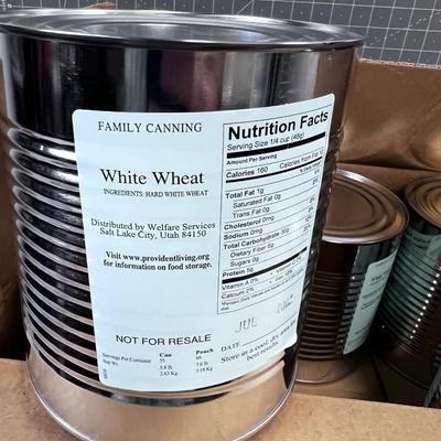 6 Cans of White Wheat 