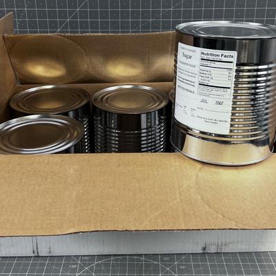 6 Cans of White Sugar