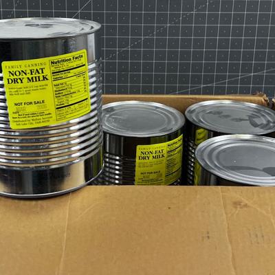 6 Can of MILK Non-Fat DRY Milk