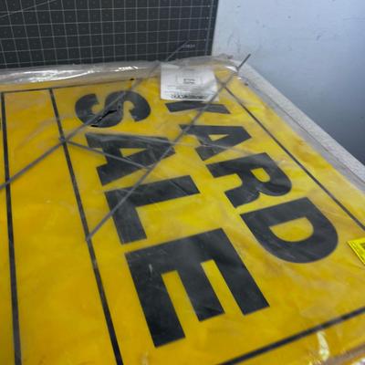YARD SALE SIGNS NEW (6) 