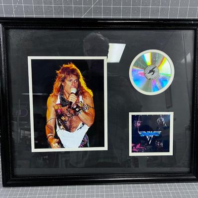 DAVID LEE ROTH PHOTO, Signed 