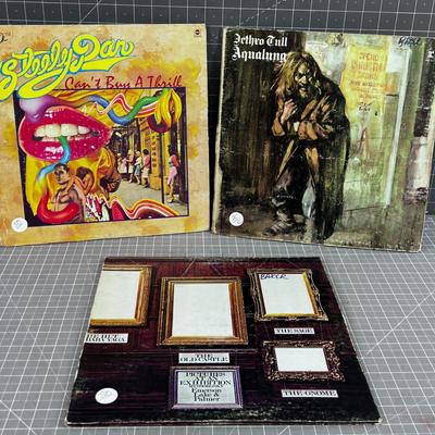 STEELY Dan, JETHRO TULL, Emerson Lake & Palmer (3) Icon Rock Albums
