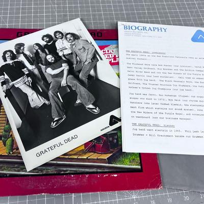 SPECIAL! Grateful Dead (promo Album includes Band Photo) Terrapin Station & David Crosby 